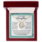To My Daughter - I Am So Proud You Are My Daughter - Forever Love Necklace