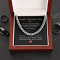 To My Man - Happy Valentine's Day To My Love, My Everything - Cuban Link Chain