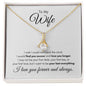 To My Wife | Love You Forever & Always - Alluring Beauty Necklace