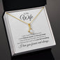To My Wife | Love You Forever & Always - Alluring Beauty Necklace