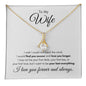 To My Wife | Love You Forever & Always - Alluring Beauty Necklace