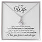 To My Wife | Love You Forever & Always - Alluring Beauty Necklace