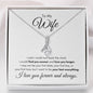 To My Wife | Love You Forever & Always - Alluring Beauty Necklace