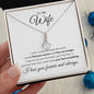 To My Wife | Love You Forever & Always - Alluring Beauty Necklace