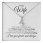 To My Wife | Love You Forever & Always - Alluring Beauty Necklace