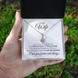 To My Wife | Love You Forever & Always - Alluring Beauty Necklace