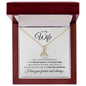 To My Wife | Love You Forever & Always - Alluring Beauty Necklace