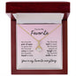 To My Soulmate - You're My Favorite Everything - Love Knot Necklace