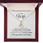 To My Wife | Love You Forever & Always - Alluring Beauty Necklace