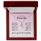To My Soulmate - You're My Favorite Everything - Love Knot Necklace