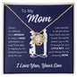 To My Mother | You'll Always Be My Amazing Mom - Love Knot Necklace