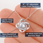 To My Mother | You'll Always Be My Amazing Mom - Love Knot Necklace