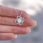 To My Soulmate | I Love You - Love Knot Necklace