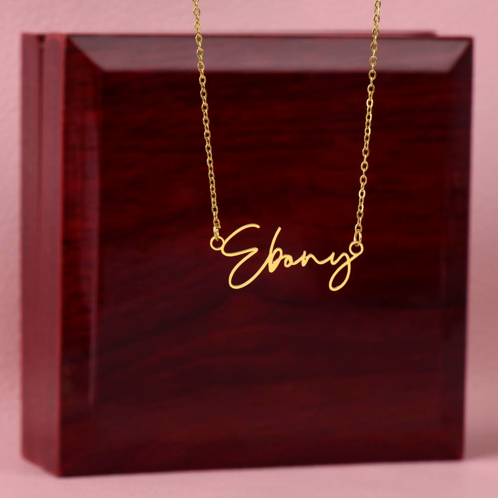To My Daughter - You Are Loved More Than You Know - Personalized Name Necklace