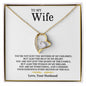 To My Wife | You Are My Everything - Forever Love Necklace