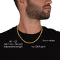 To My Man - Happy Valentine's Day To My Love, My Everything - Cuban Link Chain
