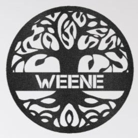 Tree Of Life Personalized Name Steel Sign