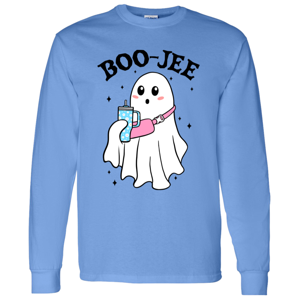 Boo-Jee Ghost Halloween Long-Sleeve T-Shirt