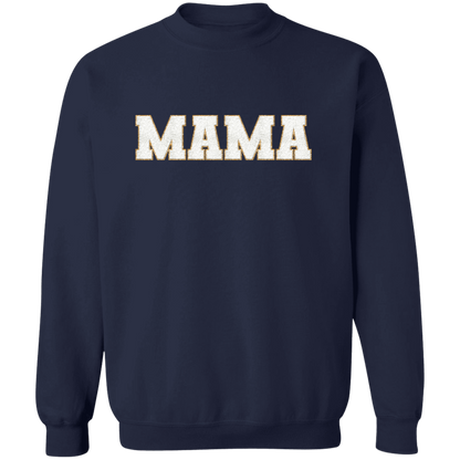 Nana, Mommy, & Me Shirts - White Faux Chenille Glitter Patches Matching Family Sweatshirts