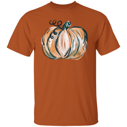 Painted Pumpkin Fall Thanksgiving T-Shirt