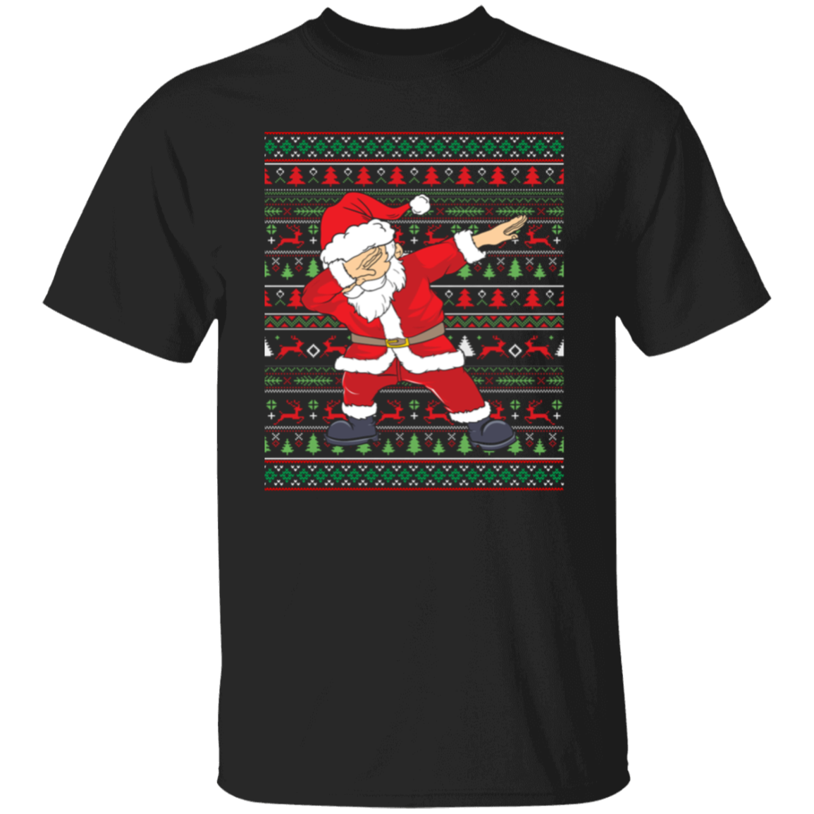 Dabbing Santa Ugly Christmas Sweater T-Shirt