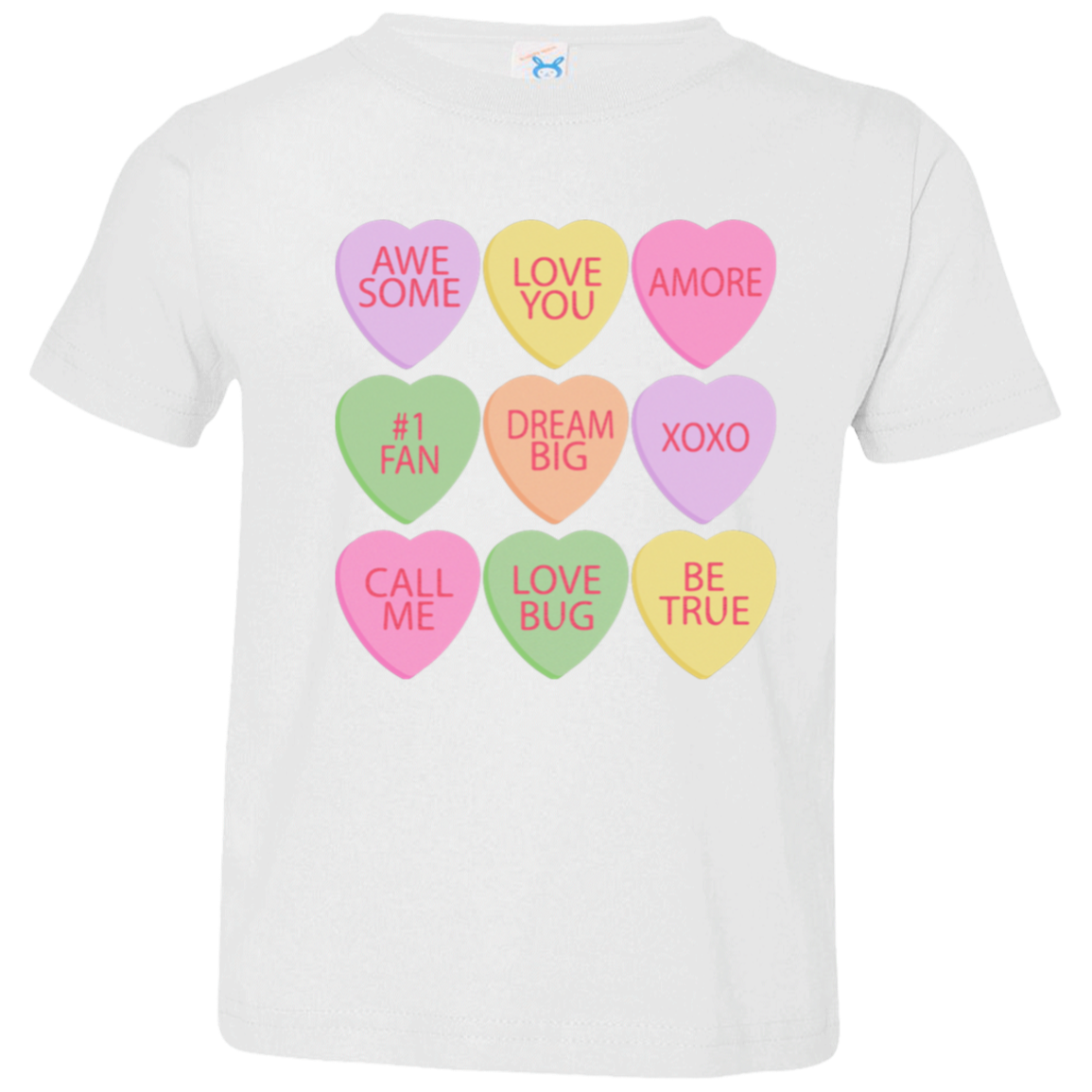 Candy Hearts Mommy & Me Valentine's Day T-Shirts - Toddler, Youth, & Adult