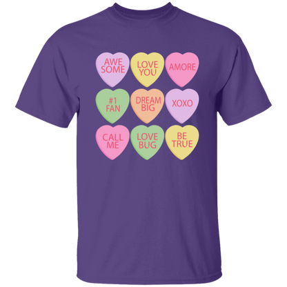 Candy Hearts Mommy & Me Valentine's Day T-Shirts - Toddler, Youth, & Adult