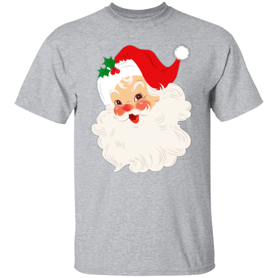 Retro Santa Claus Vintage Style Christmas T-Shirt