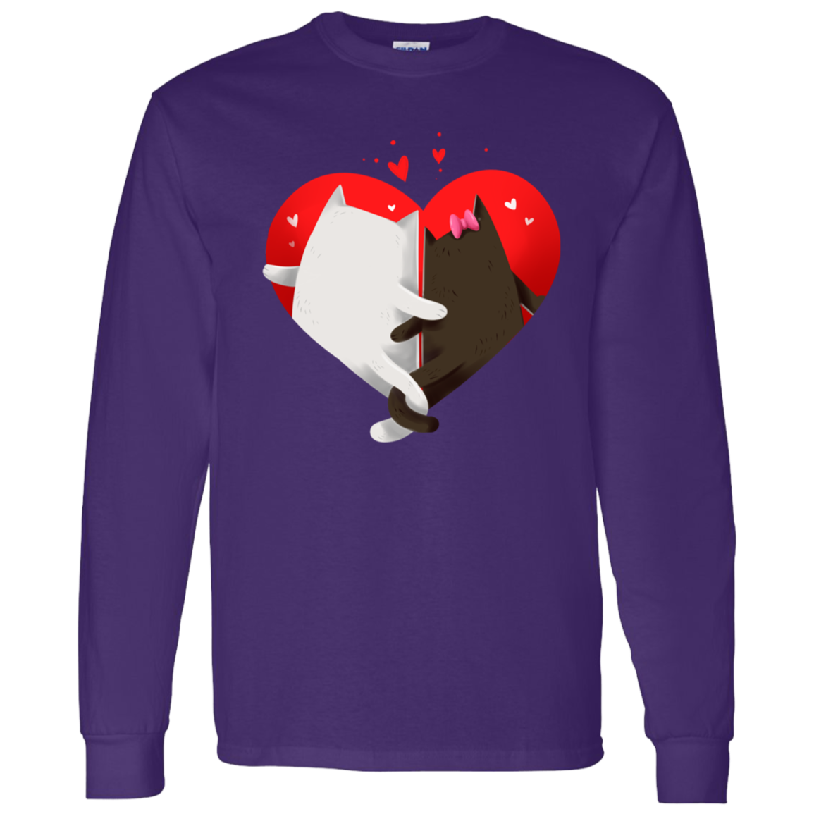 My Purr-fect Valentine Cat Valentine's Day Collection - T-Shirts, Long-Sleeve Tees, Sweatshirts, & Mugs