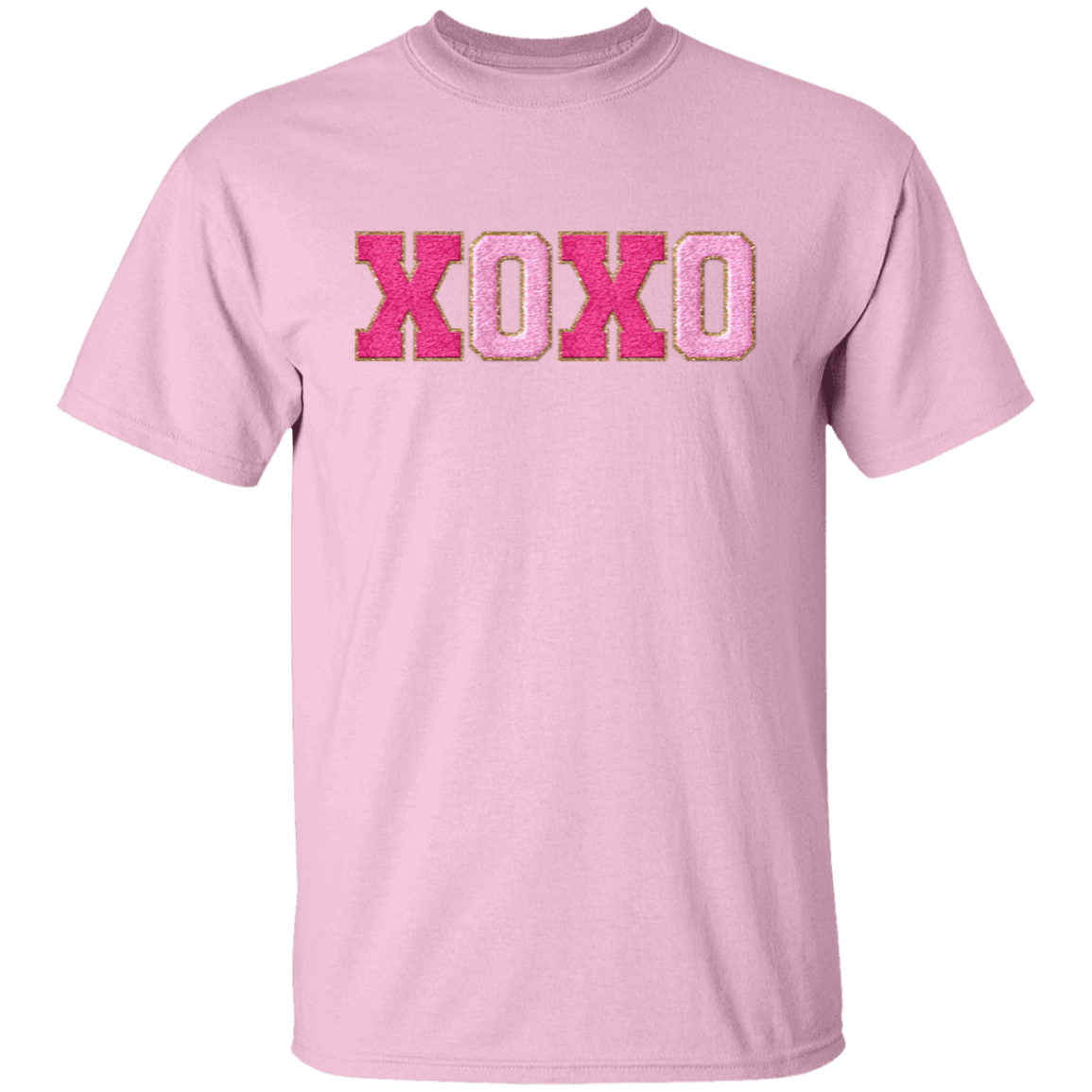 XOXO Faux Chenille Glitter Patches Valentine's Day Collection - Youth & Adult T-Shirts & Sweatshirts