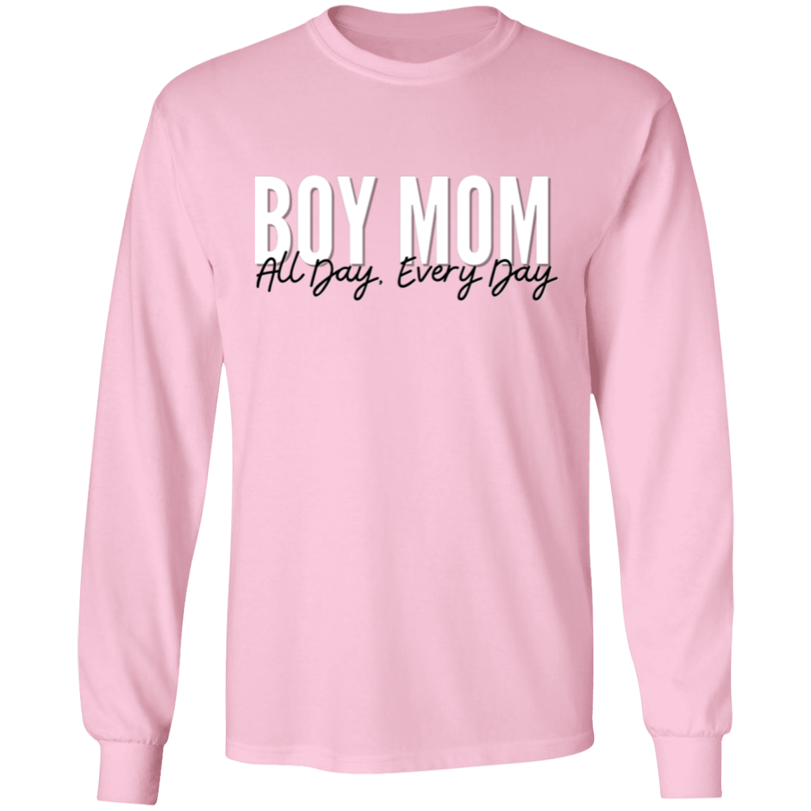 Boy Mom All Day, Every Day T-Shirts, Long-Sleeve Tees, & Sweatshirts