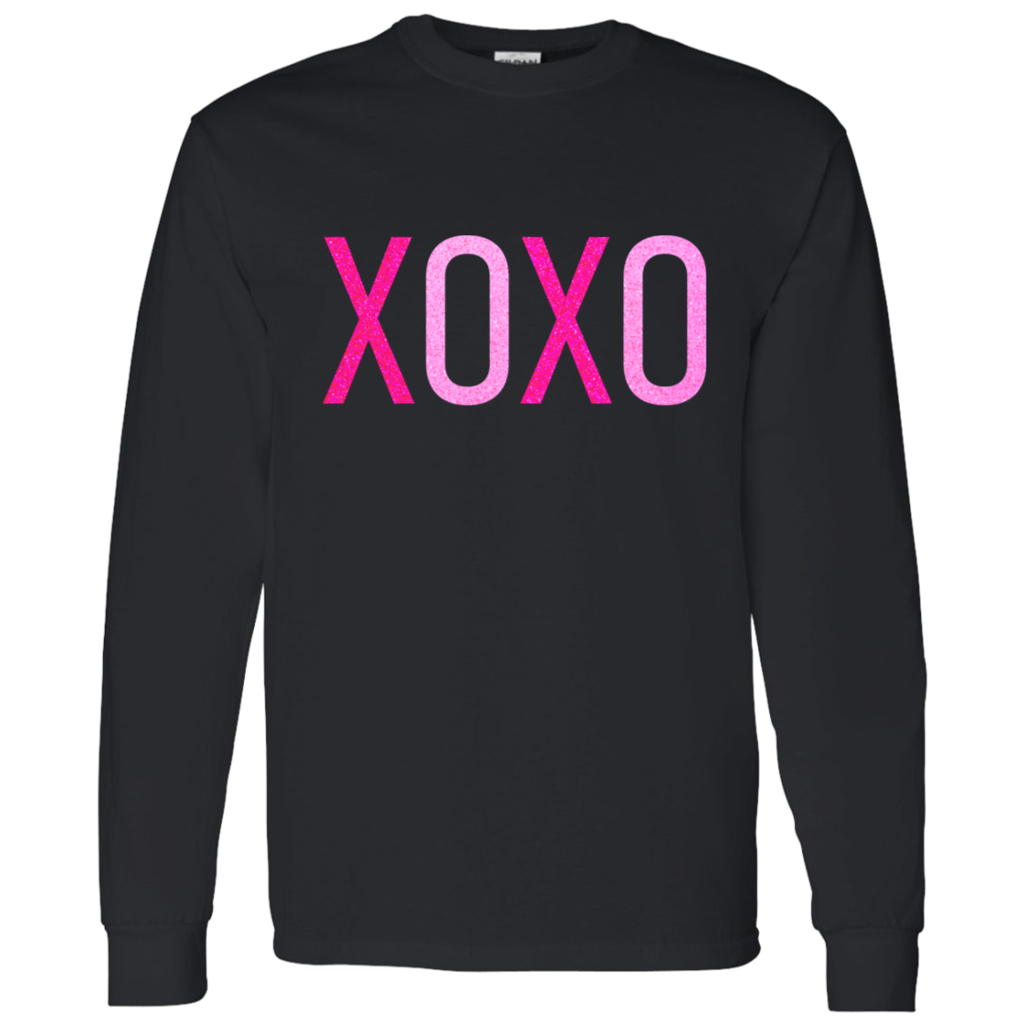 XOXO Glitter Valentine's Day Mommy & Me Collection - Adult, Youth, Toddler, & Infant T-Shirts & Sweatshirts