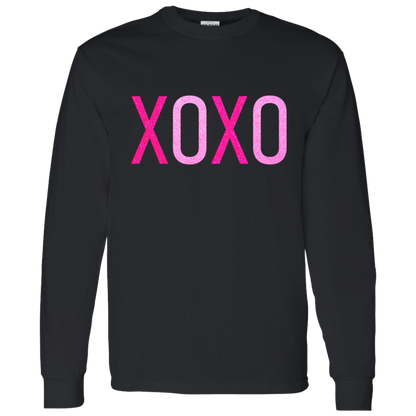 XOXO Glitter Valentine's Day Mommy & Me Collection - Adult, Youth, Toddler, & Infant T-Shirts & Sweatshirts