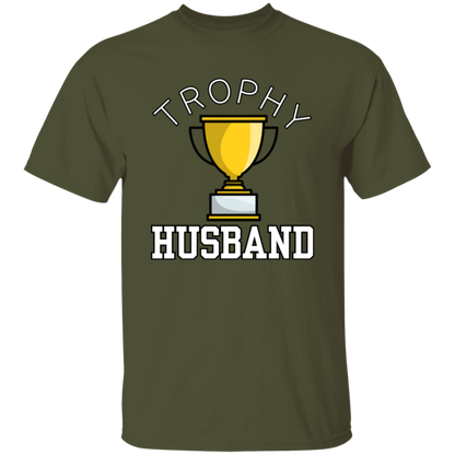 Trophy Husband - Funny Valentine's Day or Anniversary T-Shirt and Long-Sleeve T-Shirt