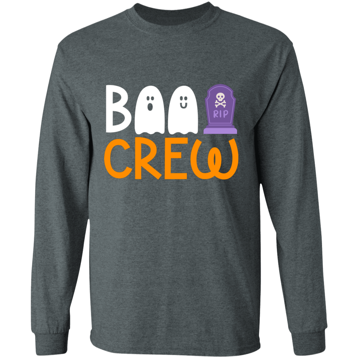 Boo Crew Halloween Long-Sleeve T-Shirt