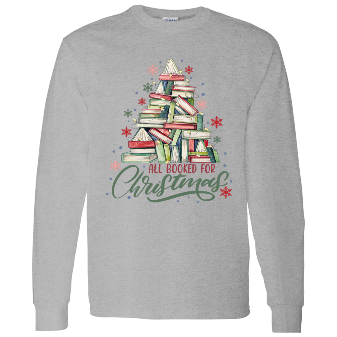 All Booked For Christmas LS T-Shirt