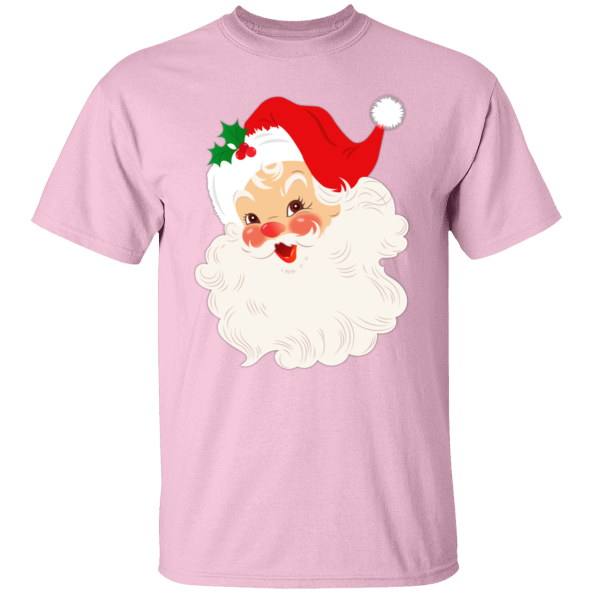 Retro Santa Claus Vintage Style Christmas T-Shirt