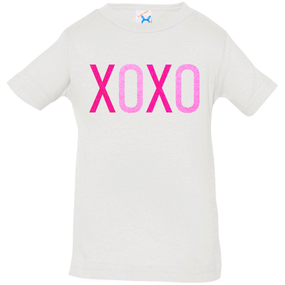 XOXO Glitter Valentine's Day Mommy & Me Collection - Adult, Youth, Toddler, & Infant T-Shirts & Sweatshirts