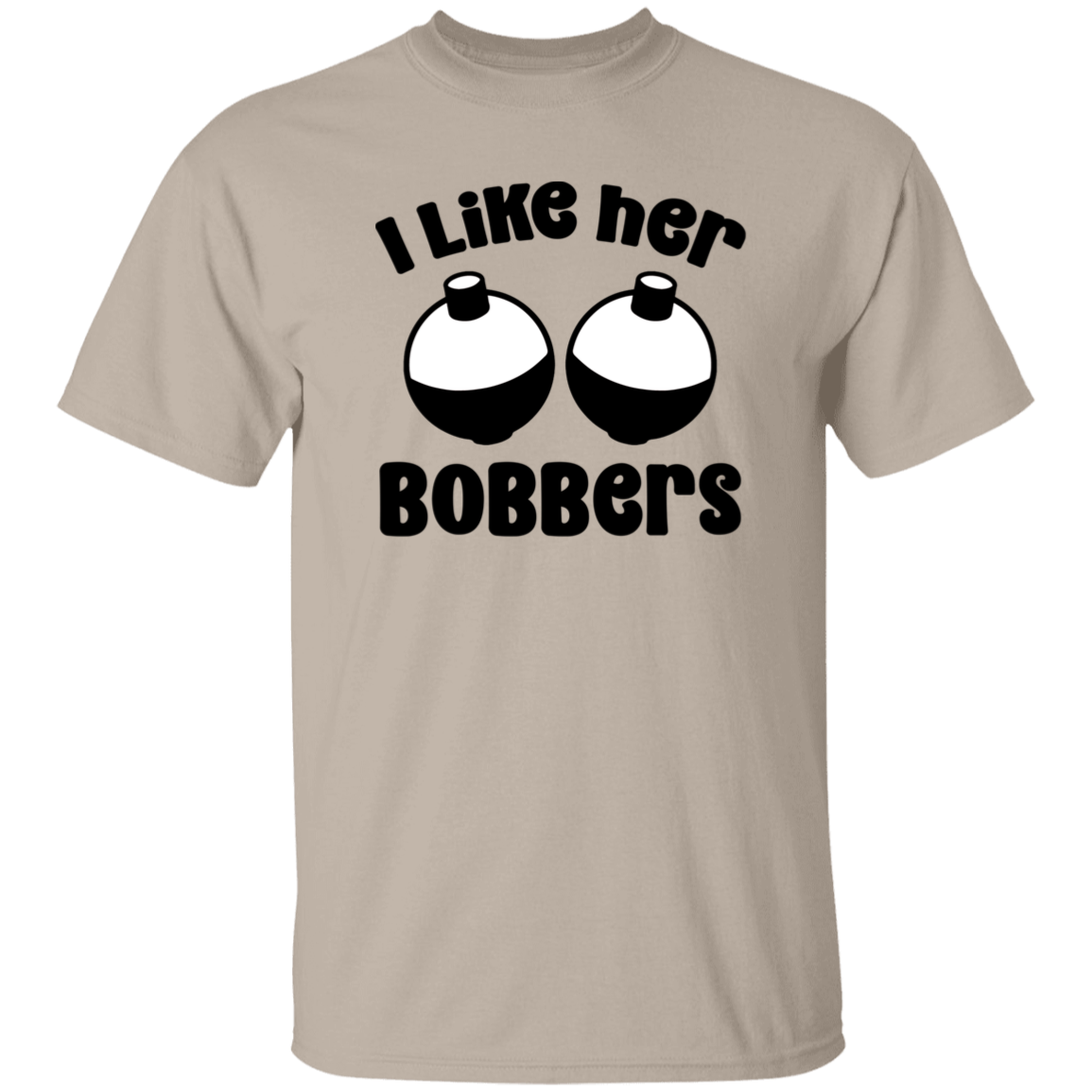 I Like His Pole & I Like Her Bobbers Fishing T-Shirts - His & Hers Set