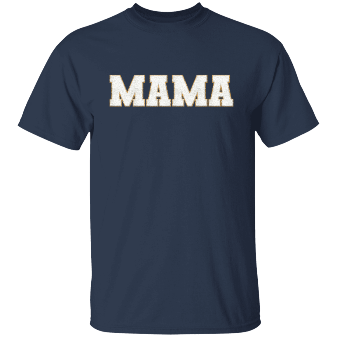 Nana, Mama, & Mini T-Shirt Collection - White Faux Chenille Glitter Patch Matching Family Shirts