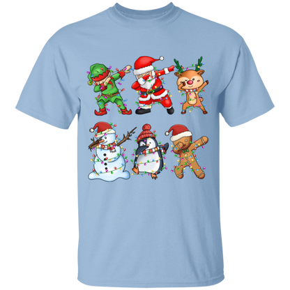 Dabbing Christmas Friends: Elf, Santa, Rudolph, Frosty+ Youth T-Shirt