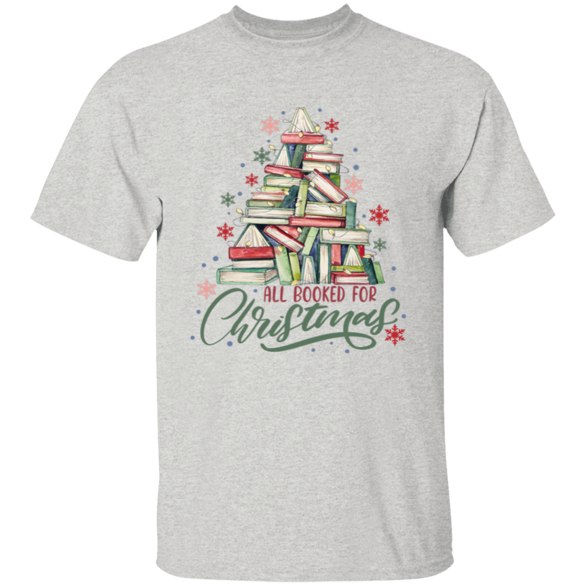 All Booked For Christmas T-Shirt