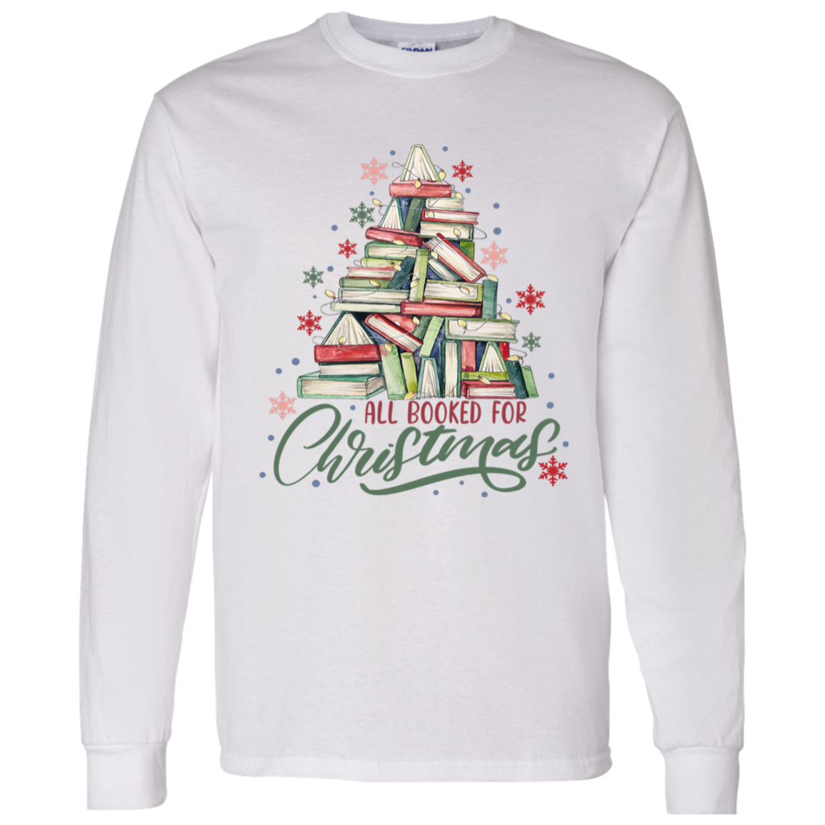 All Booked For Christmas LS T-Shirt