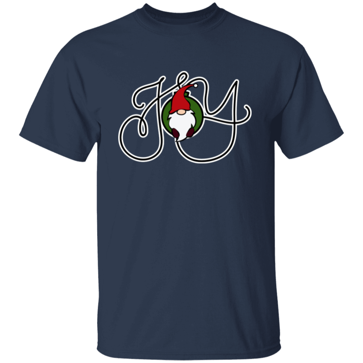 Christmas Joy Gnome Holiday T-Shirt