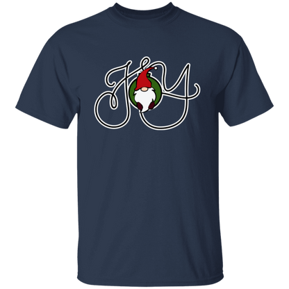 Christmas Joy Gnome Holiday T-Shirt