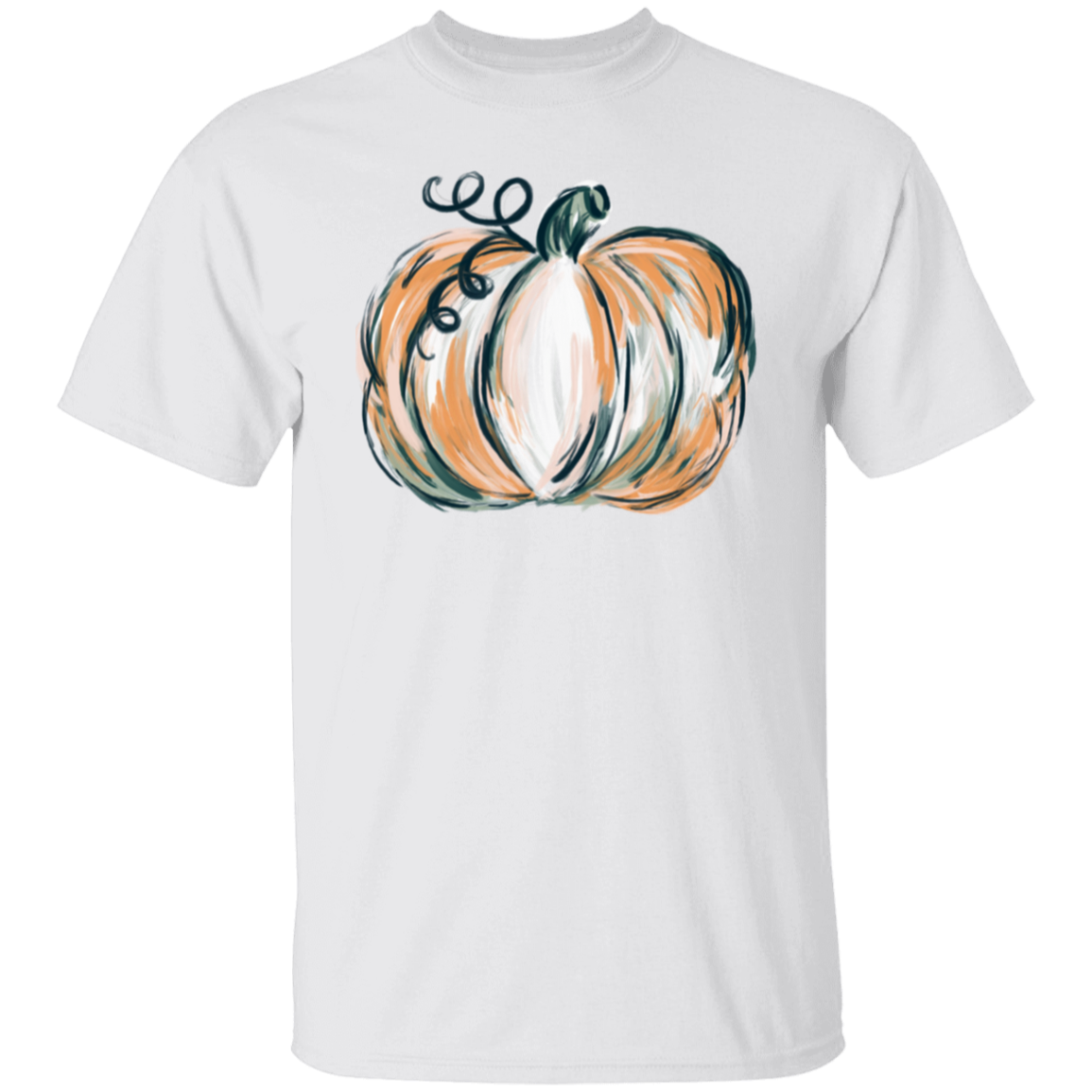 Painted Pumpkin Fall Thanksgiving T-Shirt