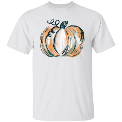 Painted Pumpkin Fall Thanksgiving T-Shirt