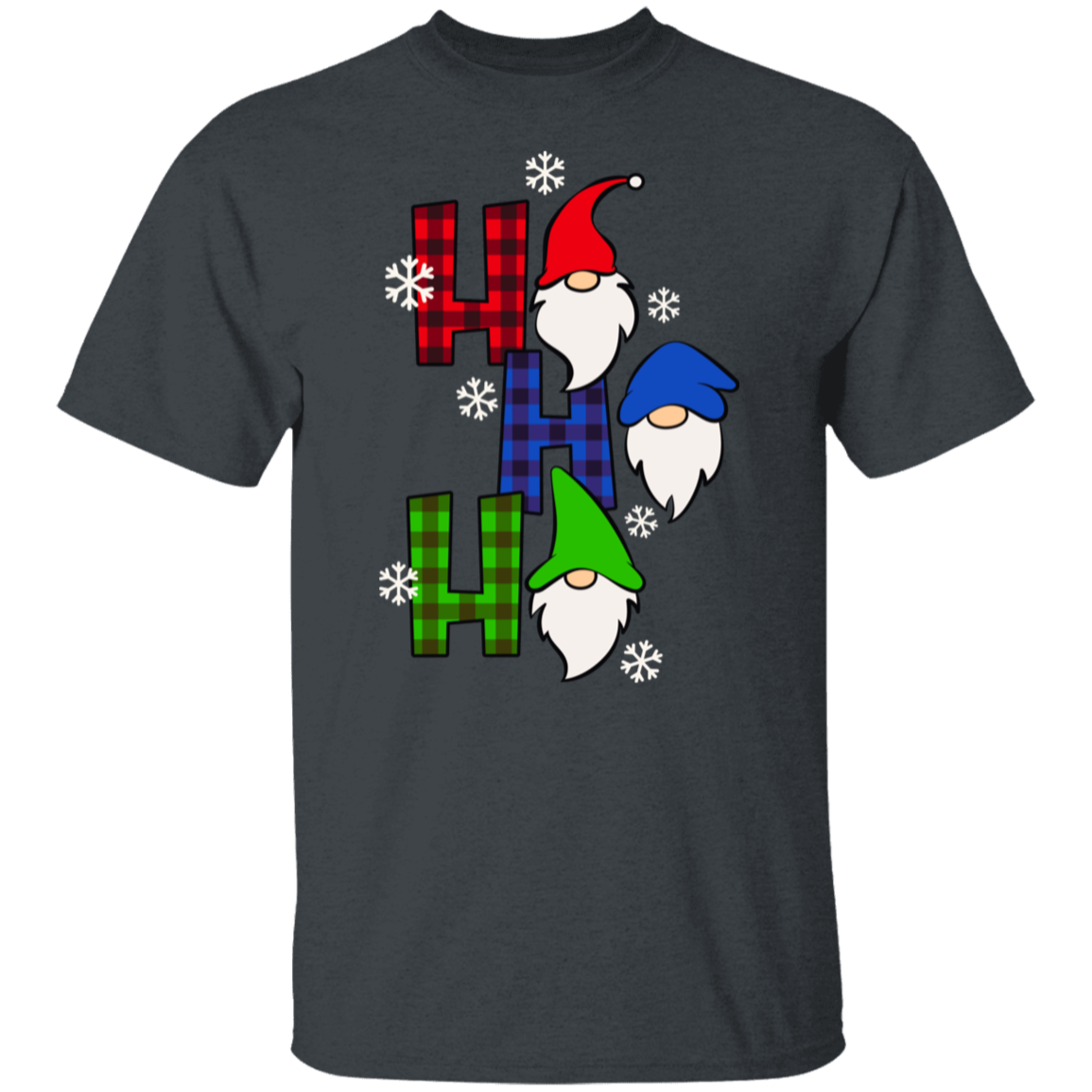 Ho Ho Ho Christmas Gnomes Holiday T-Shirt