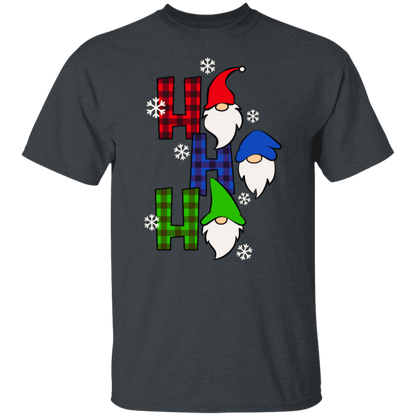 Ho Ho Ho Christmas Gnomes Holiday T-Shirt