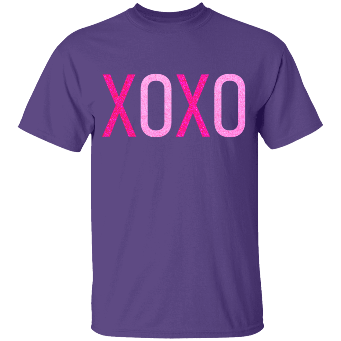 XOXO Glitter Valentine's Day Mommy & Me Collection - Adult, Youth, Toddler, & Infant T-Shirts & Sweatshirts